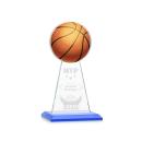 Edenwood Basketball VividPrint/Etch Sky Blue Obelisk Crystal Award