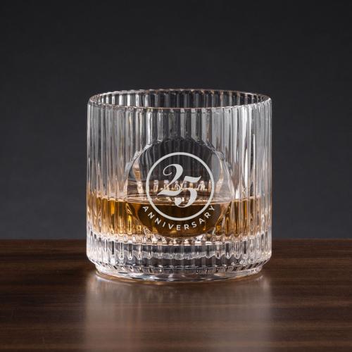 Corporate Recognition Gifts - Etched Barware - Dillard Whiskey Taster - Deep Etch