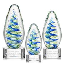 Employee Gifts - Jezebel Clear on Paragon Base Glass Award