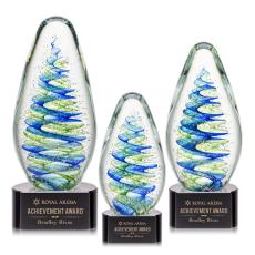 Employee Gifts - Jezebel Black on Paragon Base Glass Award