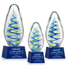 Employee Gifts - Jezebel Blue on Robson Base Glass Award