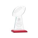 Edenwood Football Red Obelisk Crystal Award