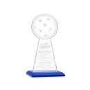 Edenwood Pickleball Blue Obelisk Crystal Award