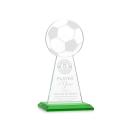 Edenwood Soccer Green Obelisk Crystal Award