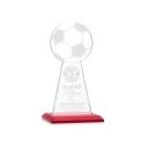 Edenwood Soccer Red Obelisk Crystal Award