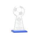 Edenwood Soccer Sky Blue Obelisk Crystal Award