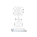 Edenwood Tennis Clear Obelisk Crystal Award