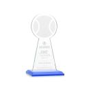 Edenwood Tennis Sky Blue Obelisk Crystal Award