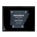 Frosted Acrylic Cutout Arkansas Plaque