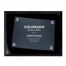 Frosted Acrylic Cutout Colorado Plaque