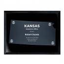 Frosted Acrylic Cutout Kansas Plaque