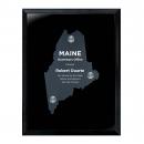 Frosted Acrylic Cutout Maine Plaque