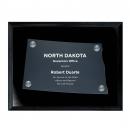 Frosted Acrylic Cutout North Dakota Plaque