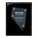 Frosted Acrylic Cutout Nevada Plaque