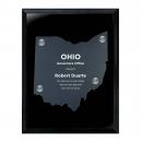 Frosted Acrylic Cutout Ohio Plaque
