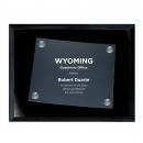 Frosted Acrylic Cutout Wyoming Plaque