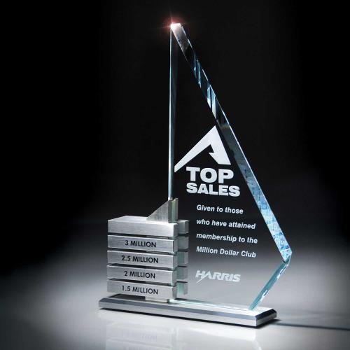 Corporate Awards - Glass Awards - Starphire Glass/Aluminum Levels Award