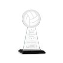 Edenwood Volleyball Black Obelisk Crystal Award