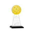 Edenwood Pickleball VividPrint/Etch Black Obelisk Crystal Award