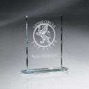 Optic Crystal Rectangle Award