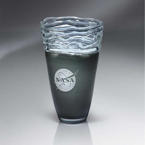 Corporate Awards - Glass Awards - Distinctive Glass-Glazed Vase