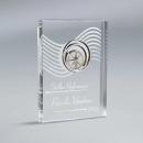 Crystal Tablet Medallion Award