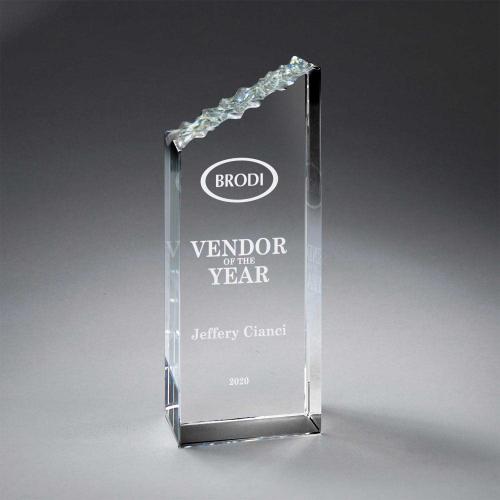 Corporate Awards - Crystal Awards - Chiseled Crystal Award