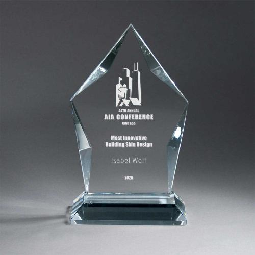 Corporate Awards - Crystal Awards - Crystal Reflective Star Award