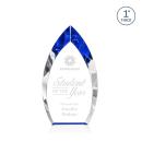 Marinello Blue Arch & Crescent Crystal Award