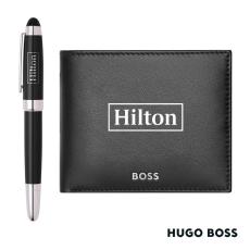 Employee Gifts - Hugo Boss Rollerball Pen & Wallet Set