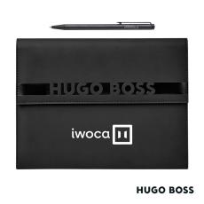 Employee Gifts - Hugo Boss Cloud Ballpoint Pen & A5 Folder Set