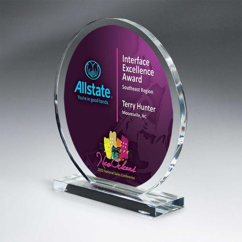 Corporate Awards - Acrylic Corporate Awards - VividPrint Acrylic Circle Award