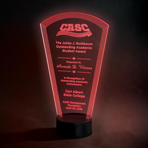 Corporate Awards - Acrylic Corporate Awards - Light Up Spotlight Award
