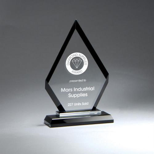 Corporate Awards - Crystal Awards - Black Diamond Award