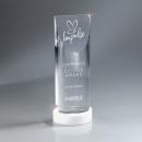 Clear Crystal Optic Slant Award