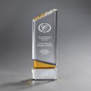 Amber Angular Crystal Award