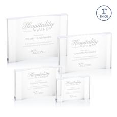 Employee Gifts - Langworth Clear Rectangle Acrylic Award