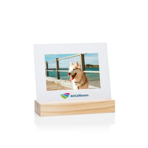 Corporate Recognition Gifts - Picture Frames - Bassan Full Color Frame