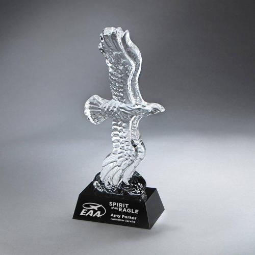 Corporate Awards - Crystal Awards - Soaring Crystal Eagle Award