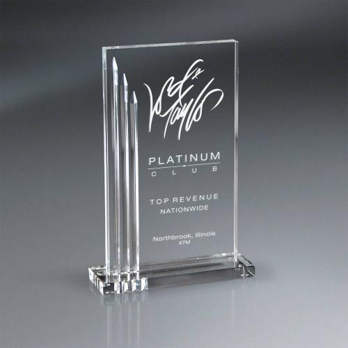 Corporate Awards - Acrylic Corporate Awards - Clear Ascension Tower Acrylic Award