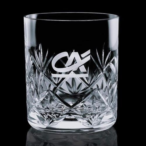 Corporate Recognition Gifts - Etched Barware - Park Lane On-The Rocks/Double Old Fashioned