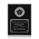 Jansenn Plaque - Black/Chrome