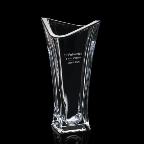 Corporate Awards - Crystal Awards - Vase and Bowl Awards - Burberry Vase