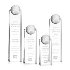 Employee Gifts - Sherbourne Globe Spheres Crystal Award