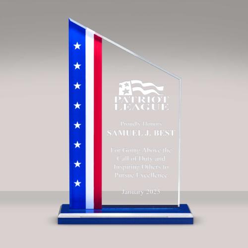 Corporate Awards - Acrylic Awards - Patriot Acrylic Award