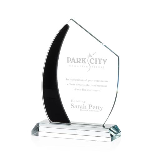 Corporate Awards - Sales Awards - Hausner Black Peak Crystal Award