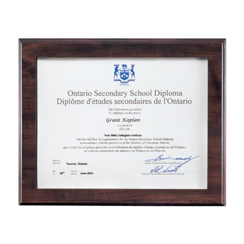 Corporate Awards - Certificate Frames - Prestige 