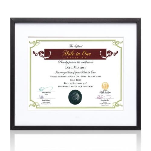 Corporate Awards - Certificate Frames - Burnell Certificate Frame