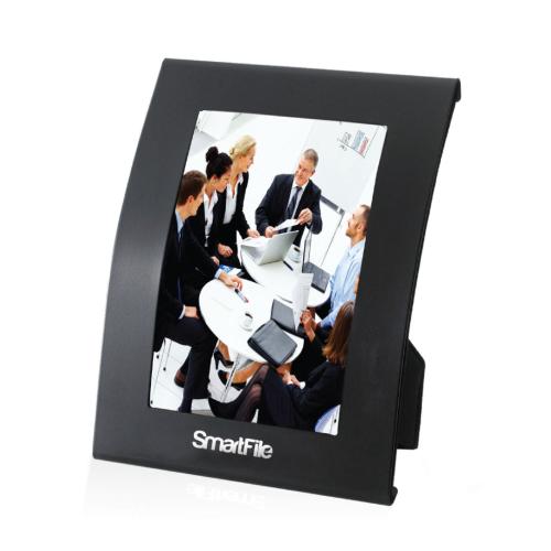 Corporate Recognition Gifts - Picture Frames - Arc  - Black