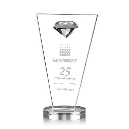 Corporate Awards - Award Shapes - Diamond Awards - Jervis Gemstone Diamond Crystal Award